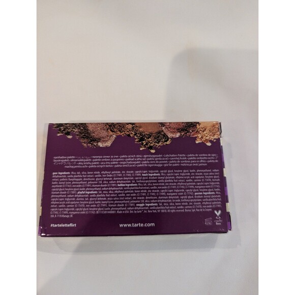 TARTE Tartelette Flirt Mini Eye Shadow Palette Neutrals Shimmer Matte NEW - Picture 4 of 4